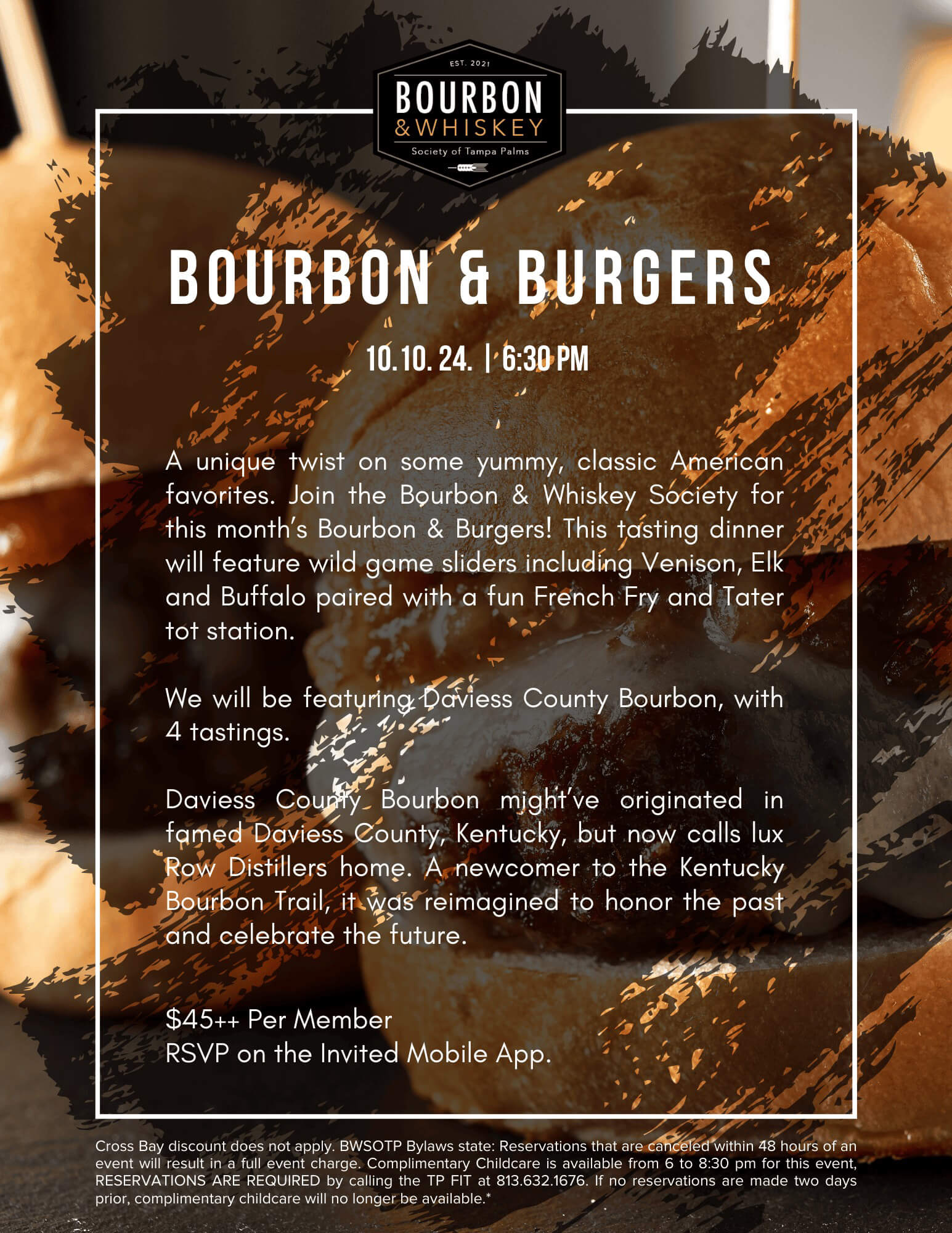 Bourbon & Burgers 2024